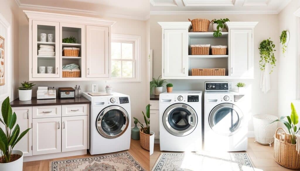 DIY Laundry Room Cabinet Makeover on a Budget