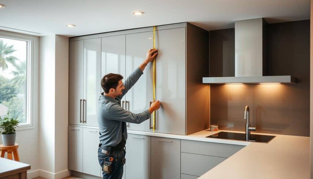 Professional cabinet installation