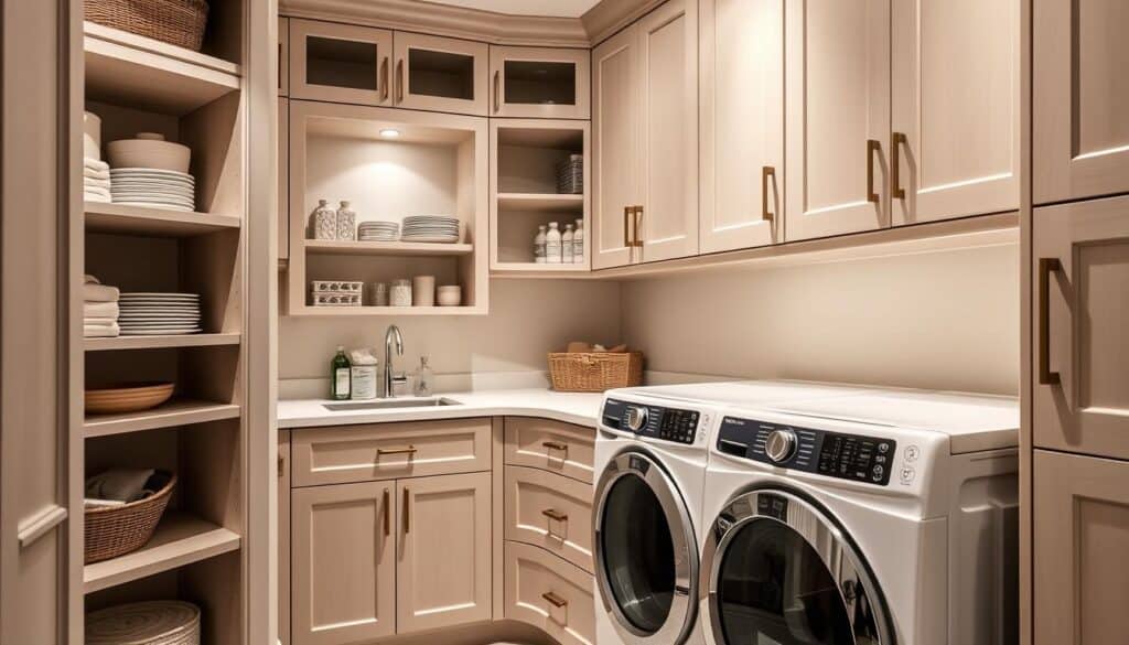 custom laundry cabinetry