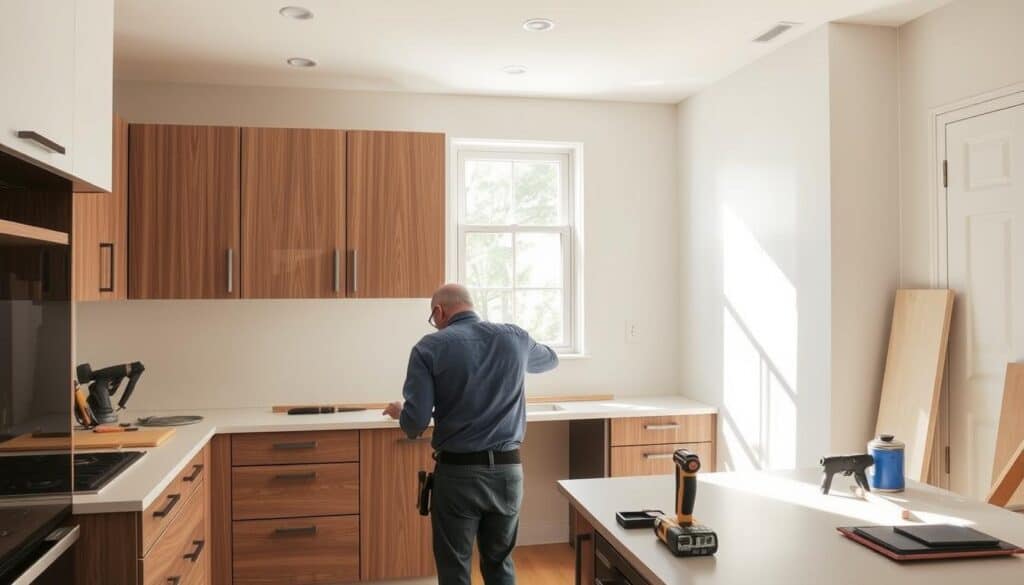 kitchen cabinet installation