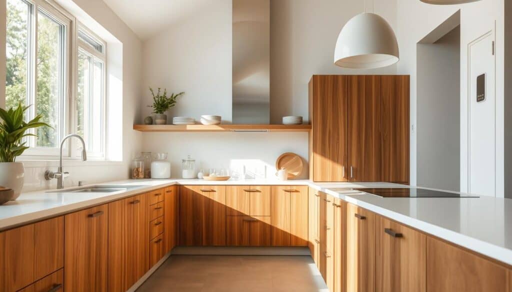 Sustainable kitchen cabinet materials